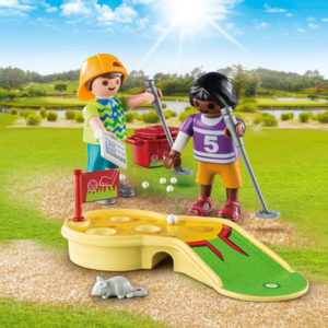 9439 Playmobil® Kinderen met minigolf