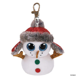 2001456 TY Pluche Boo's Clip Kerst Buttons