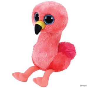584097 TY Pluche Beanie Boo's Gilda Flamingo 15cm