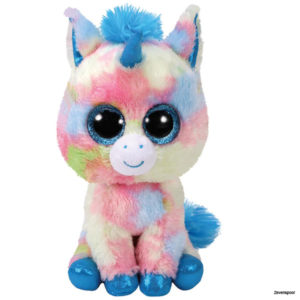 584389 TY Pluche Beanie Boo's Blitz Unicorn 15cm