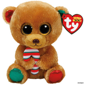587010 TY Pluche Boo's Kerst Bella 24cm