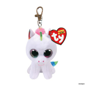895029 TY Pluche Beanie Boo Clip Pixy Unicorn