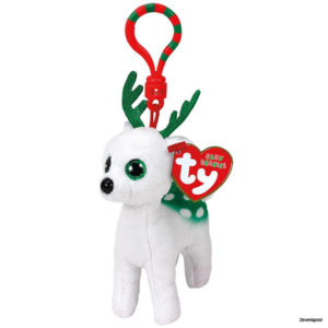 895607 TY Pluche Boo's Clip kerst Peppermint