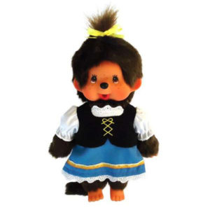 242047 MONCHHICHI 20 cm Meisje Klederdracht Beieren