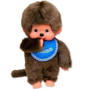 255040 Monchhichi Jongen met slab Blauw