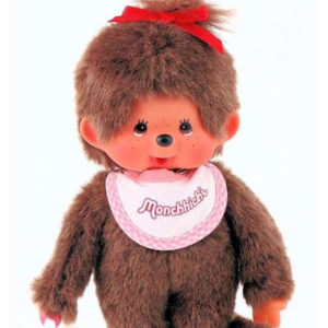 255550 Monchhichi Meisje met slab Roze