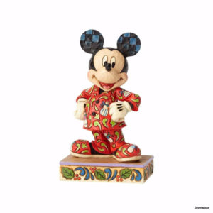 4057935 Enesco Disney Mickey Mouse in Christmas Pajamas