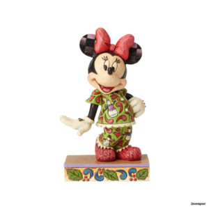 4057936 Enesco Disney Minnie in Christmas Pajamas