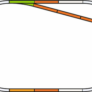 55311 Piko Gleis m. Bett. Gleis Set B