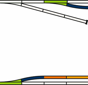 55321 Piko Gleis m. Bett. Gleis Set C