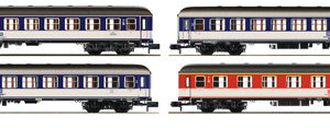 881908 Fleischmann 4-tlg. Set: UIC-Wagen