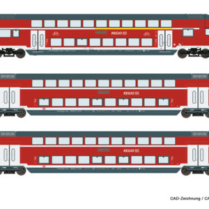 74147 Roco 3er Set Dosto NRW AC