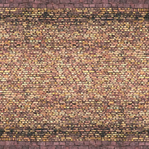 56605 Noch 3D-Kartonplatte Ziegel gelb-bunt