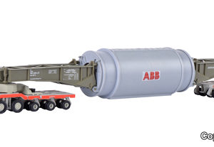 13523 Kibri H0 DB Heuler Schwerlastselbstfahrer mit Ladegut Generator Stator