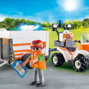 70053 Playmobil® Eerste hulp quad met trailer