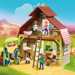 70118 Playmobil® Schuur met Lucky, Pru en Abigail