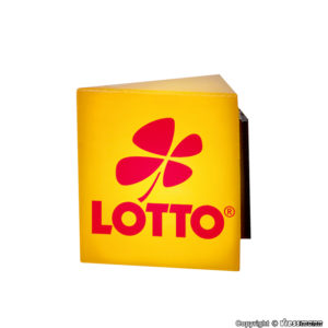 1374 Viessmann H0 Reklameschild LOTTO mit LED-Beleuchtung