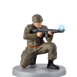 1531 Viessmann H0 Soldat, kniend mit Gewehr und Mündungsfeuer