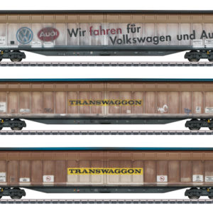48063 Marklin Set schuifwandwagens "Transwaggon"