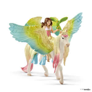 70566 Schleich Surah mit Glitzer-Pegasus