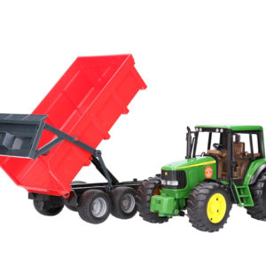 2057 Bruder John Deere 6920 mit Wannenkippanhänger