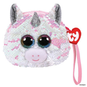 2004715 TY Pluche Ty Fashion Geldborse Diamond Unicorn 13cm