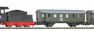 57112 Piko S-Set Lok + Tender + Perswgn. A-Gleis & B