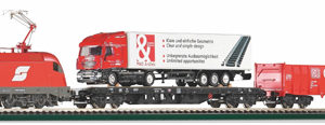 57177 Piko S-Set E-Lok ÖBB Taurus + Güterwg. A-Gleis & B V