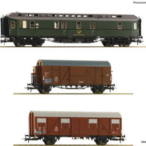 74091 Roco 3er Set Postzug DB