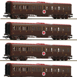 74093 Roco 4er Set Centoporte Lazarett