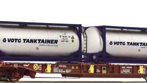 76230 Roco Taschenwg. T3 AAE+Tankcontaine