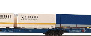 76633 Roco Doppeltragw. Kombiwaggon
