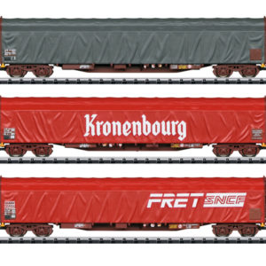 15115 Trix Schiebeplanwagen-Set Rils SNC