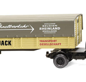 510028 Wiking Pritschensattelzug (MB Kurzhauber)