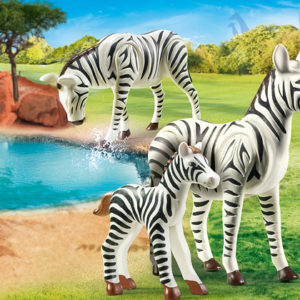 70356 Playmobil® 2 zebra's met baby
