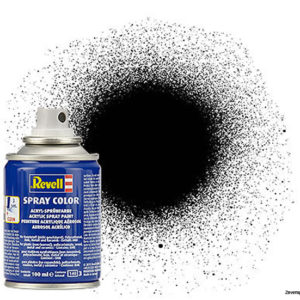 34302 Revell Spray Color Schwarz, seidenmatt, 100ml