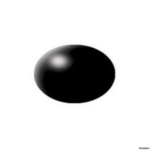 36302 Revell Aqua Color Schwarz, seidenmatt, 18ml, RAL 9005