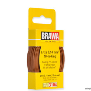 3104 Brawa Litze 0,14mm² 10m Ring br