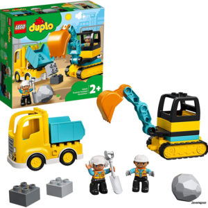 10931 LEGO® Truck & Graafmachine met Rupsbanden