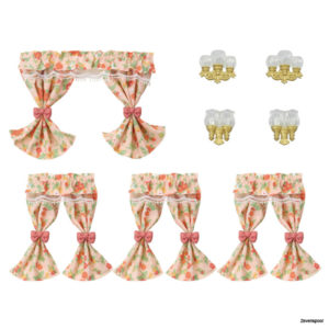 5447 Sylvanian Families Wandlampen en Gordijnenset