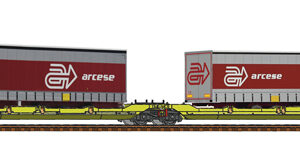 77391 Roco Doppeltwg.T3000e+Arcese