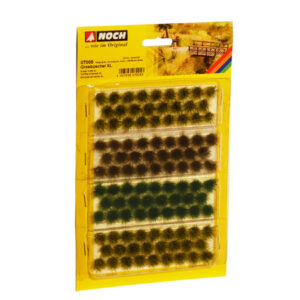 7005 Noch Grasbüschel XLbeige-grün, dunkelgrün, braun, 104 Stück, 9 mm