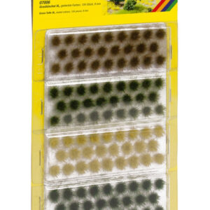 7006 Noch Grasbüschel XLgedeckte Farben, 104 St., 9 mm