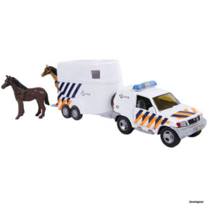 521545 Kids Globe / 2-play Politieauto met paardentrailer