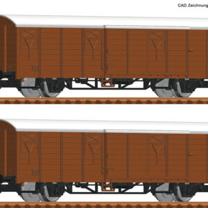 826213 Fleischmann 2er Set Gbs258 DB AG