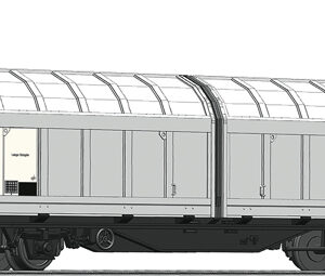 826252 Fleischmann Schiebewandw. ÖBB, "AAE"