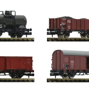 880907 Fleischmann 4-tlg. Set Güterwagen DRB