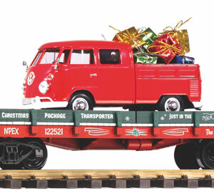 38776 Piko G-Autotransportwagen Weihnachten mit VW Kombi