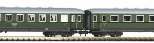 40623 Piko N-2er Set Schürzeneilzugwg. 2./3. Kl. und 3. Kl. DRB II