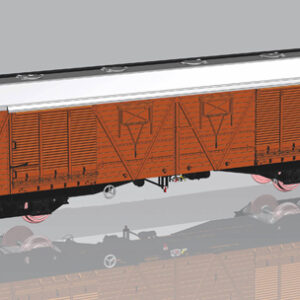 58472 Piko 4-achs. ged. Güterwagen 401Ka Gags (KKyt) PKP OPW Ep.IV